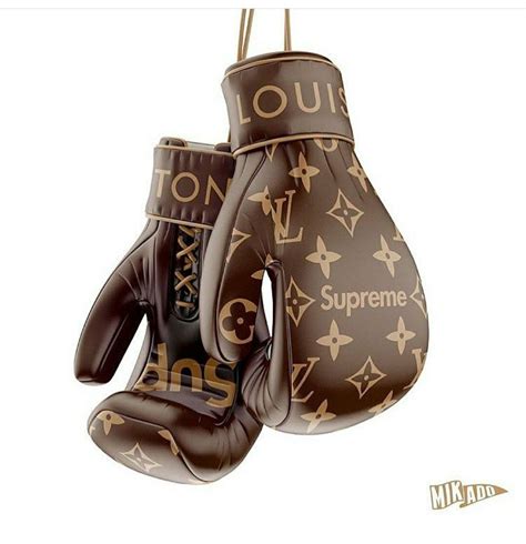 supreme louis vuitton boxing gloves|louis vuitton winter gloves.